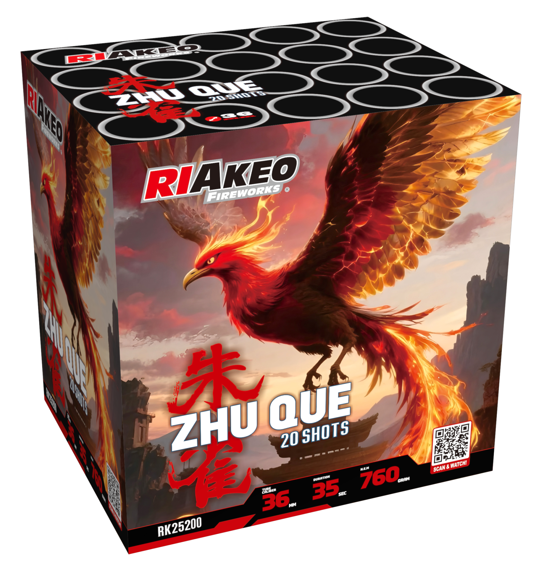 Riakeo 36mm F3 Batterien